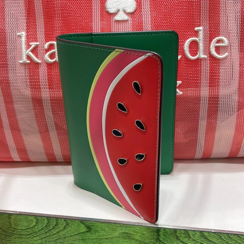 Kate Spade Watermelon Passport Holder NWT